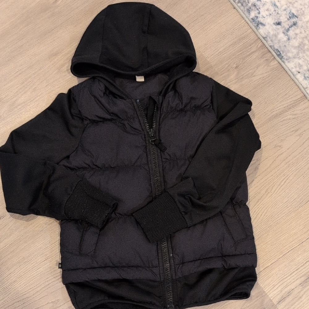 Athleta Midnight Black Hooded Jacket